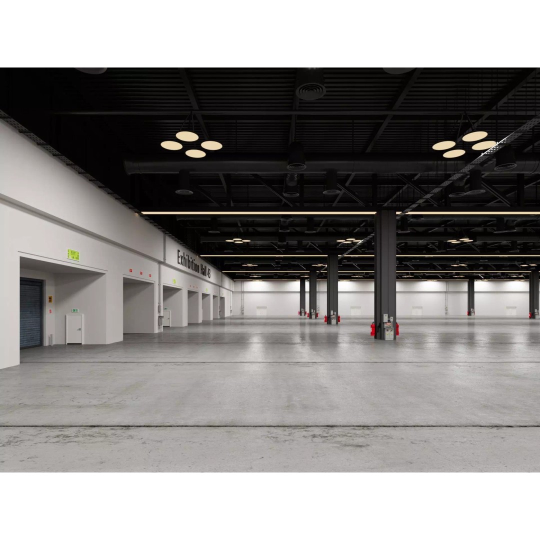Exhibition Hall 3D Model – High Poly Interior Space, FBX, Blender, Game Ready - View 5
