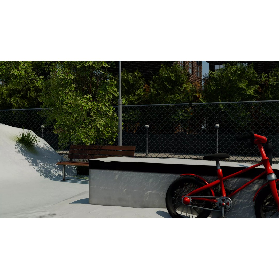Skate Park 3D Model – Realistic Environment for Games, FBX - View 11