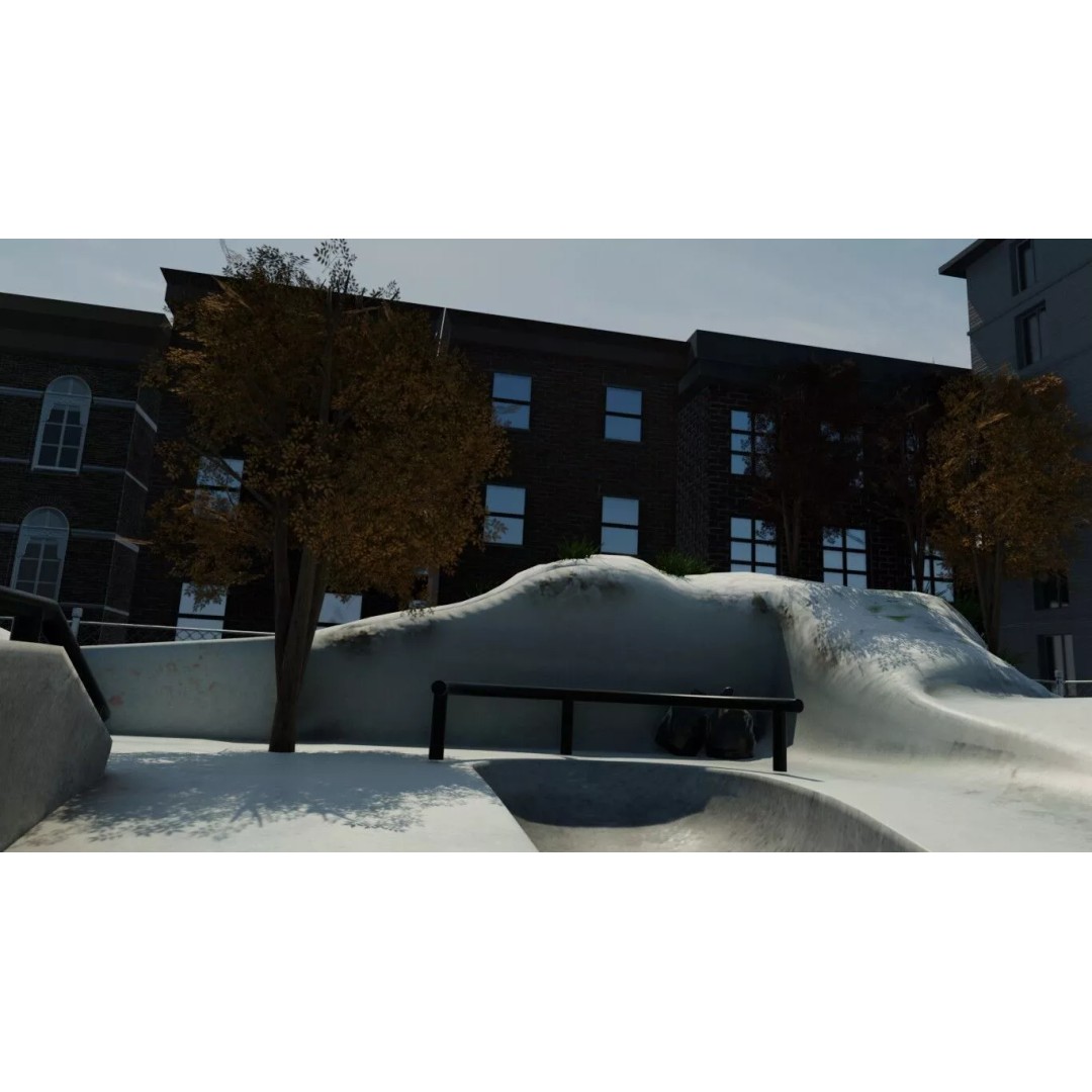 Skate Park 3D Model – Realistic Environment for Games, FBX - View 26