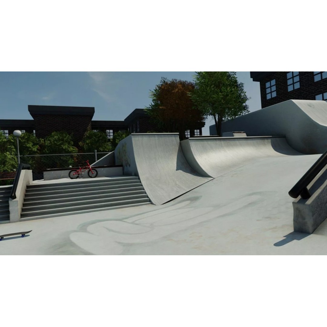 Skate Park 3D Model – Realistic Environment for Games, FBX - View 27