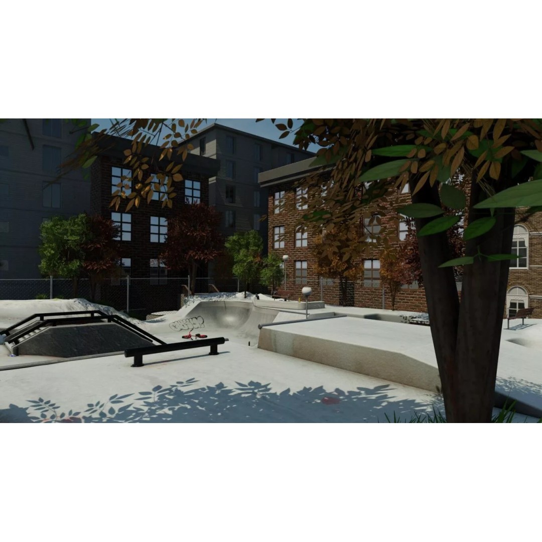 Skate Park 3D Model – Realistic Environment for Games, FBX - View 28