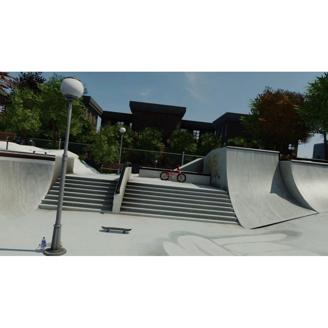 Skate Park 3D Model – Realistic Environment for Games, FBX - View 29
