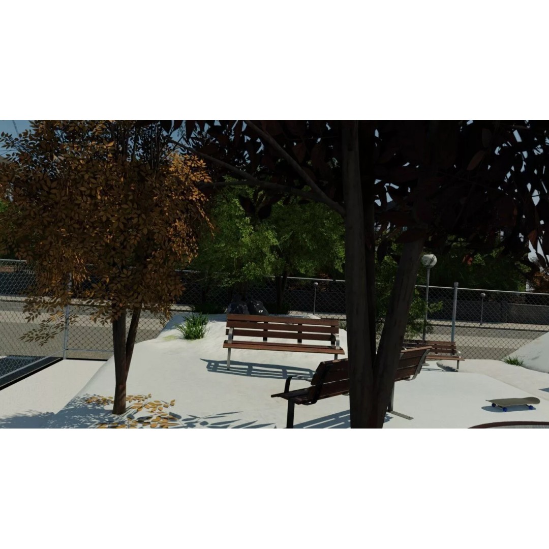Skate Park 3D Model – Realistic Environment for Games, FBX - View 31