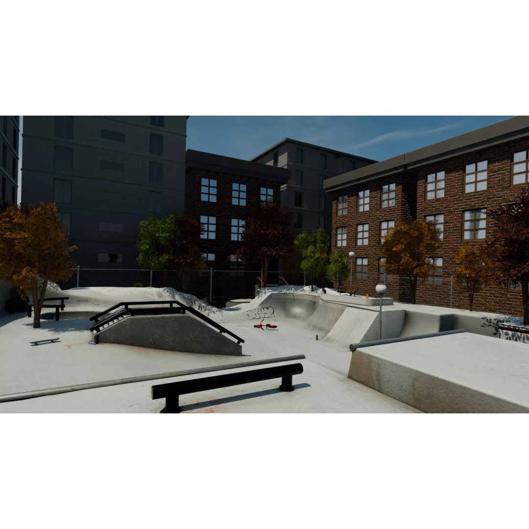 Skate Park 3D Model – Realistic Environment for Games, FBX - View 6