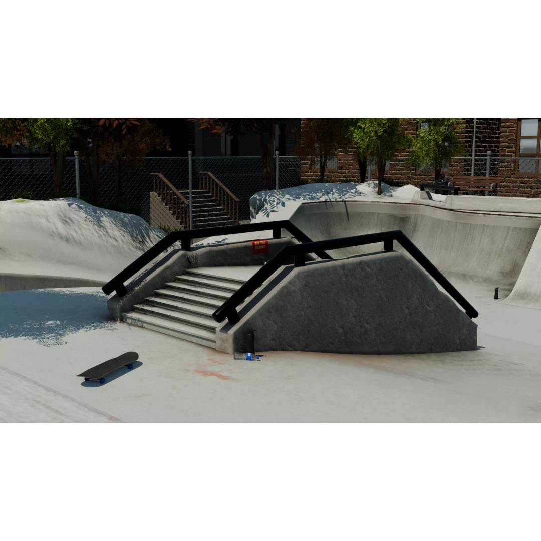 Skate Park 3D Model – Realistic Environment for Games, FBX - View 9