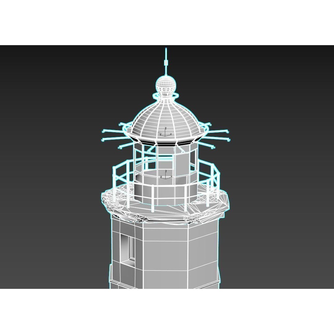 Abandoned Lighthouse 3D Model – Realistic PBR Textures, FBX, OBJ - View 18