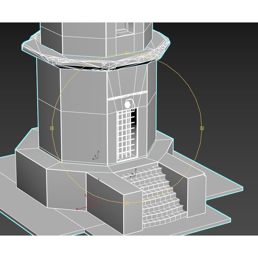 Abandoned Lighthouse 3D Model – Realistic PBR Textures, FBX, OBJ - View 19