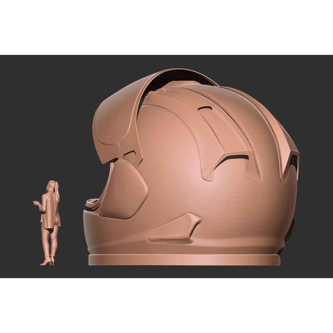 Helmet Coffee Shop 3D Model – Isometric Cartoon Building, FBX, OBJ - View 12
