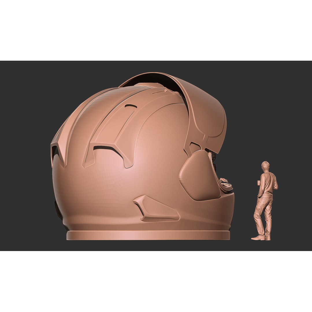 Helmet Coffee Shop 3D Model – Isometric Cartoon Building, FBX, OBJ - View 17