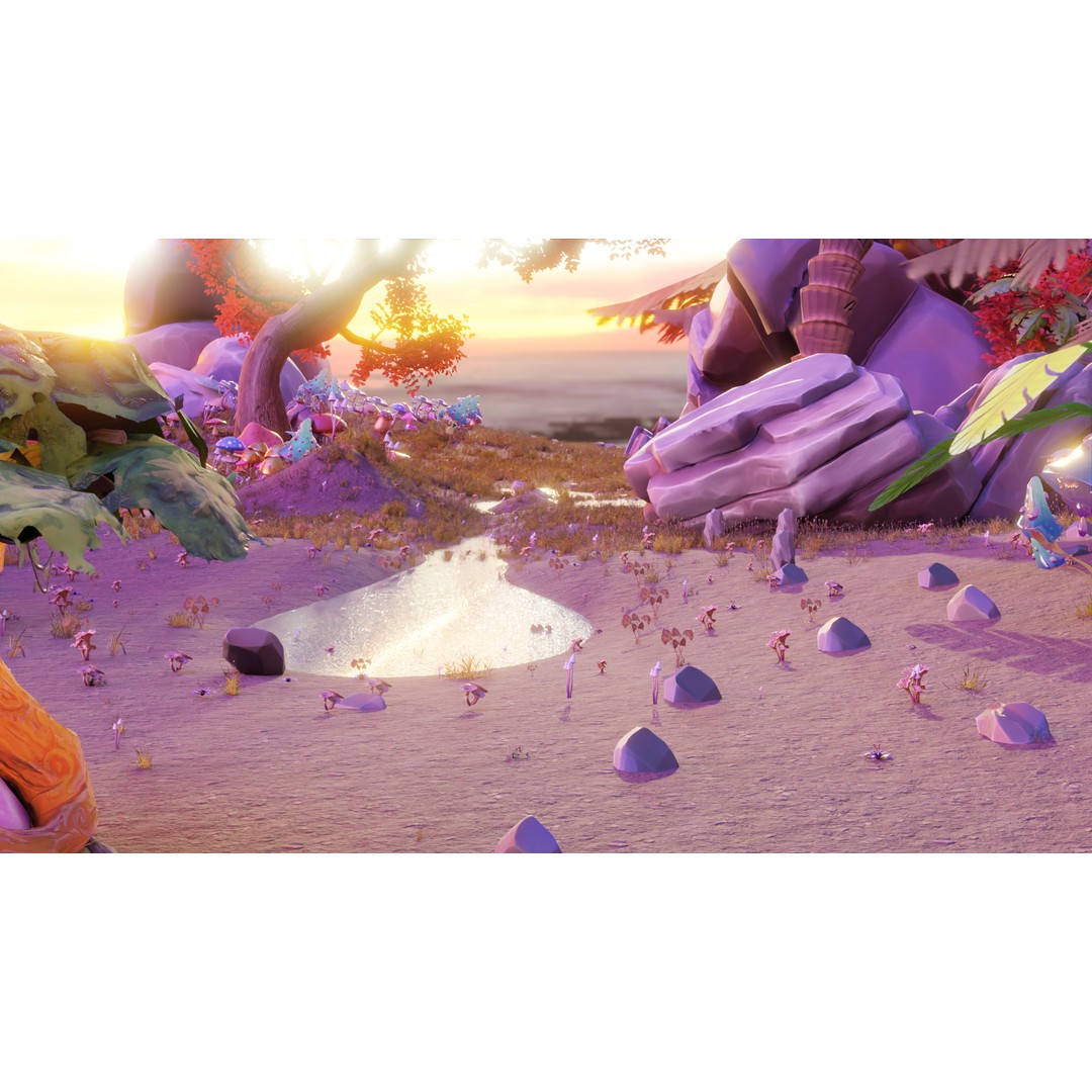 Fantasy Mushroom Village 3D Model – Stylized Environment for Games, FBX - View 13