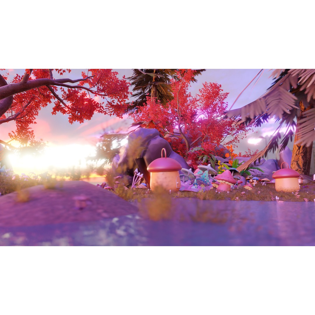 Fantasy Mushroom Village 3D Model – Stylized Environment for Games, FBX - View 8