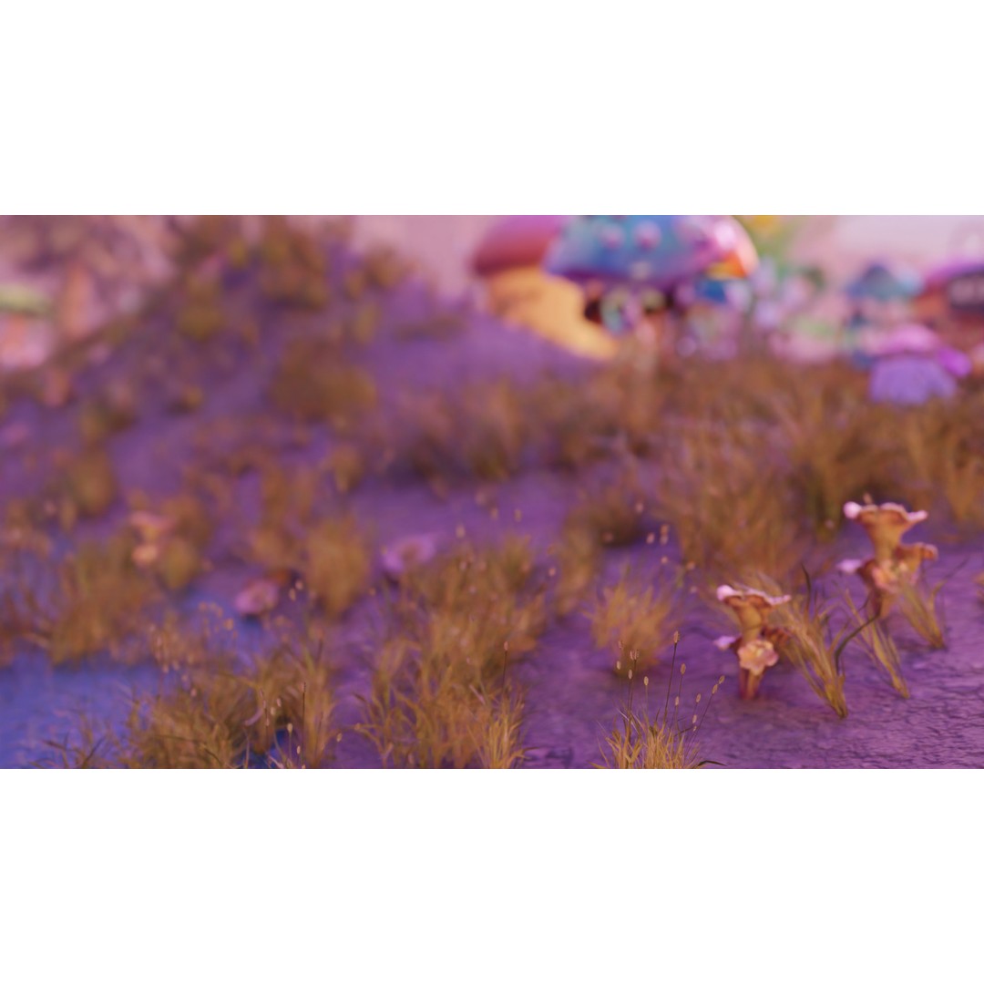 Fantasy Mushroom Village 3D Model – Stylized Environment for Games, FBX - View 9