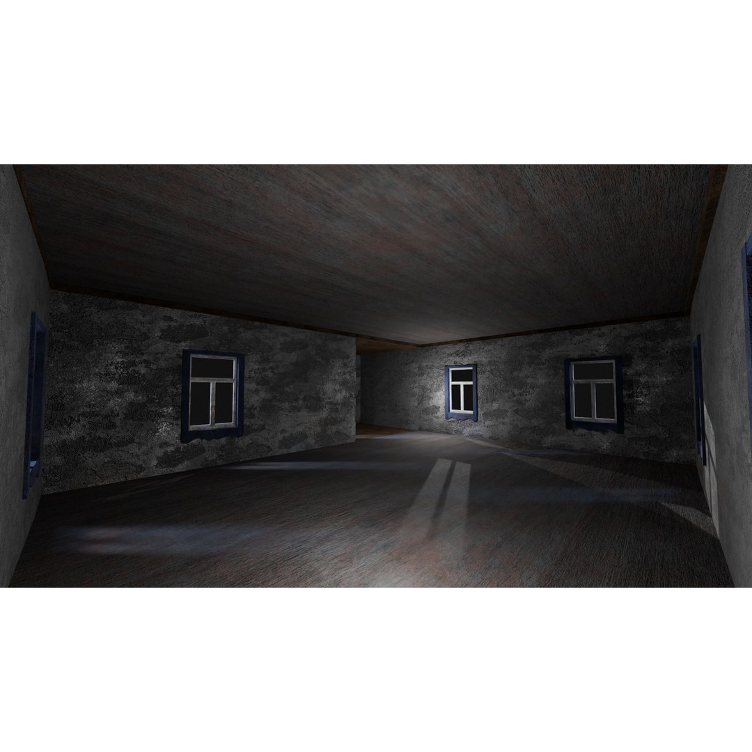 Soviet Wooden House 3D Model – Low Poly Game Asset, FBX & OBJ - View 48