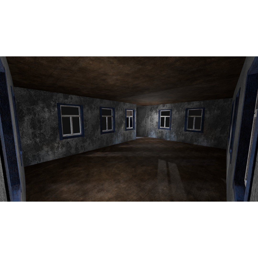 Soviet Wooden House 3D Model – Low Poly Game Asset, FBX & OBJ - View 55