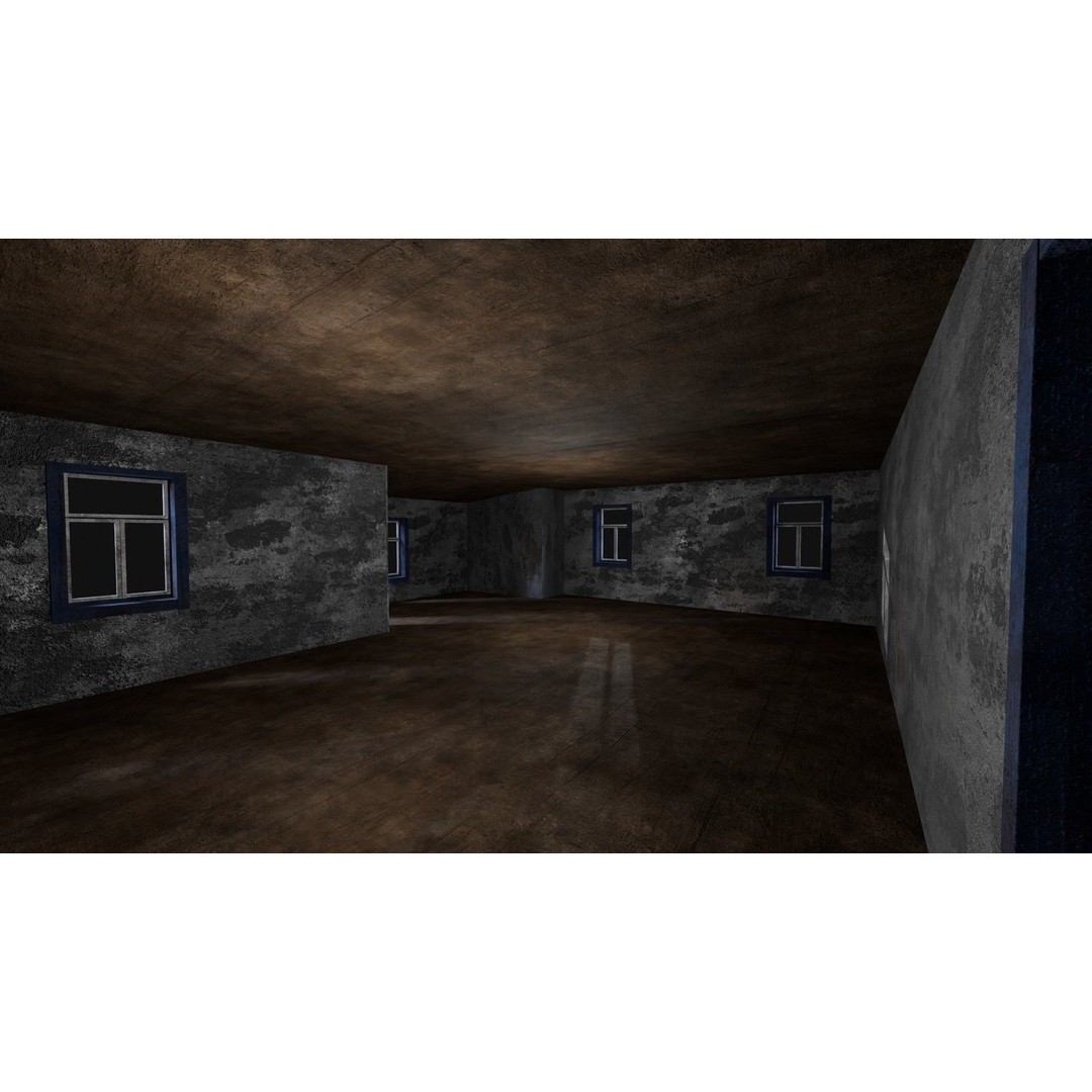 Soviet Wooden House 3D Model – Low Poly Game Asset, FBX & OBJ - View 62