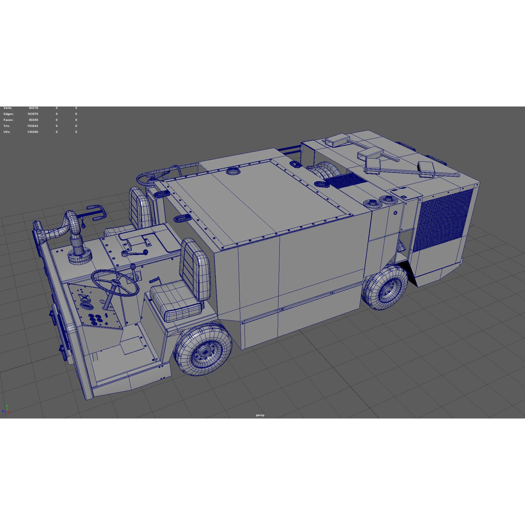 P25 Fire Engine - Game-Ready 3D Model - View 10