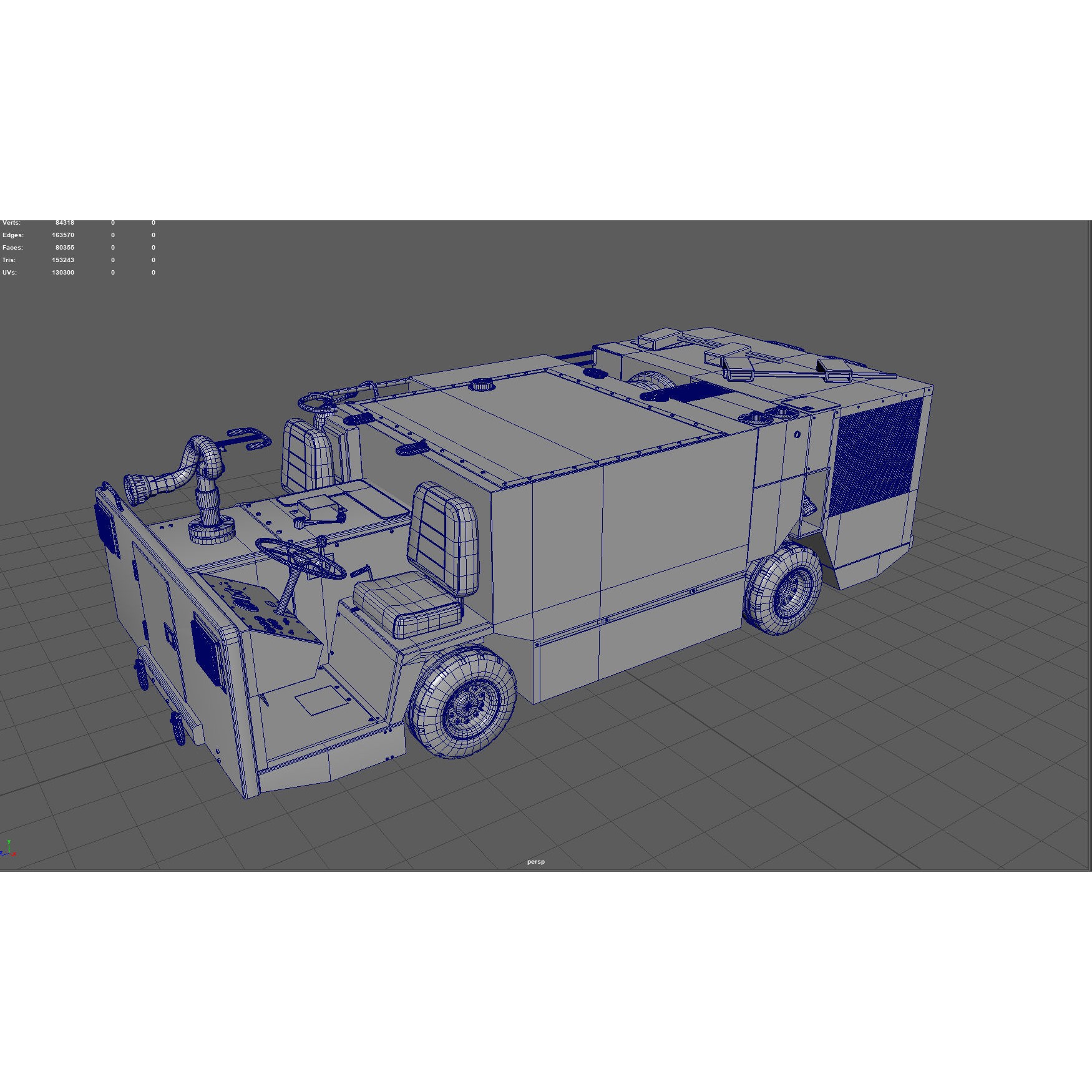 P25 Fire Engine - Game-Ready 3D Model - View 12
