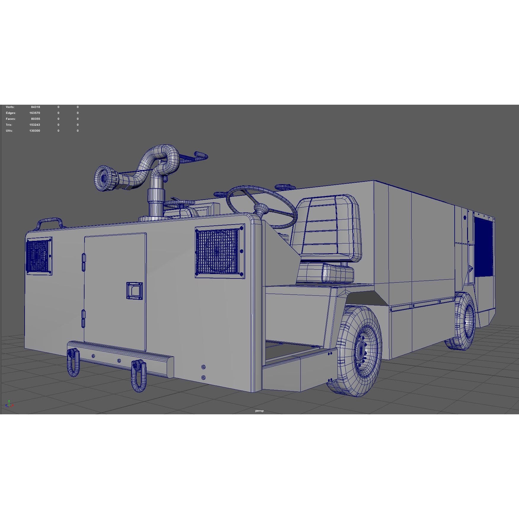 P25 Fire Engine - Game-Ready 3D Model - View 9