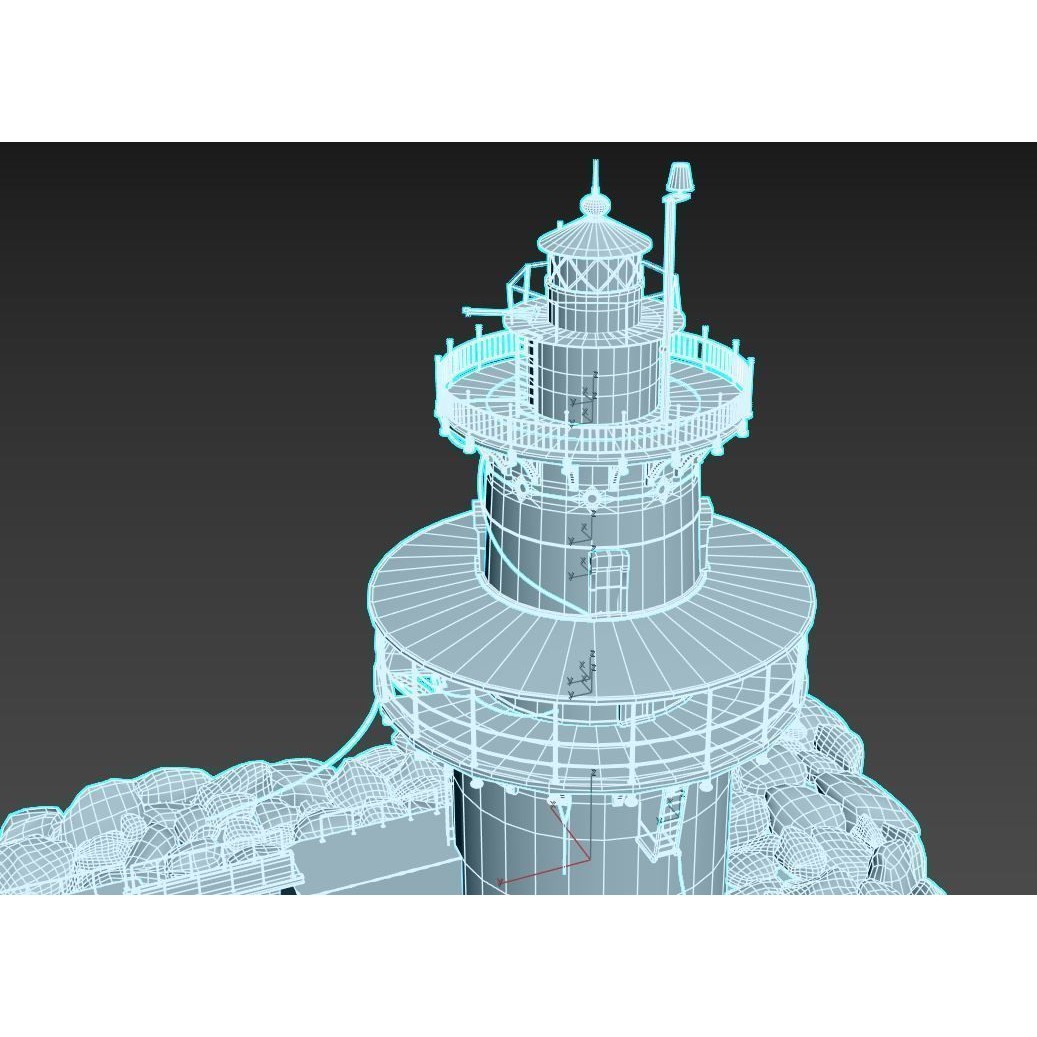 Old Lighthouse 3D Model – Realistic PBR Asset, FBX, OBJ - View 18