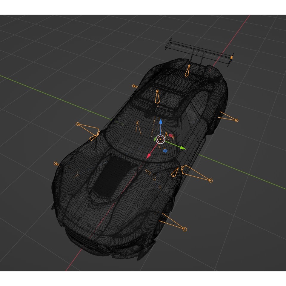 Chaser 3D Model – High Poly Concept Car with Full Interior, FBX - View 11