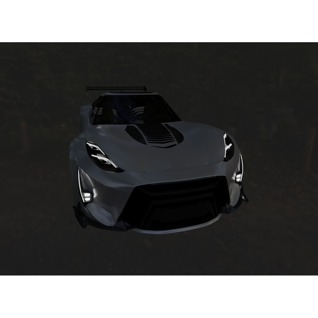 Chaser 3D Model – High Poly Concept Car with Full Interior, FBX - View 12