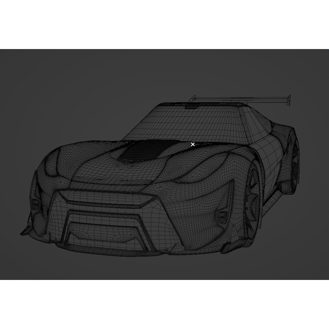 Chaser 3D Model – High Poly Concept Car with Full Interior, FBX - View 5