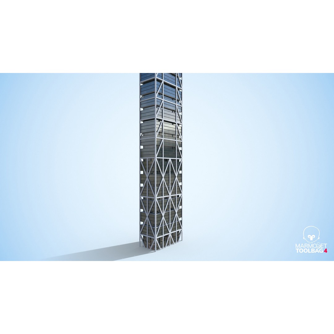 Apartment Building 3D Model – Low Poly Day/Night Game Asset, FBX - View 13
