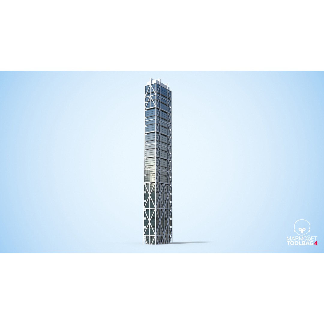 Apartment Building 3D Model – Low Poly Day/Night Game Asset, FBX - View 3