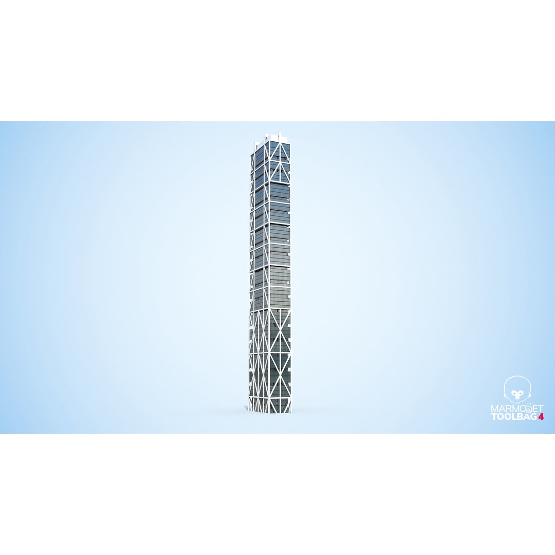 Apartment Building 3D Model – Low Poly Day/Night Game Asset, FBX - View 5