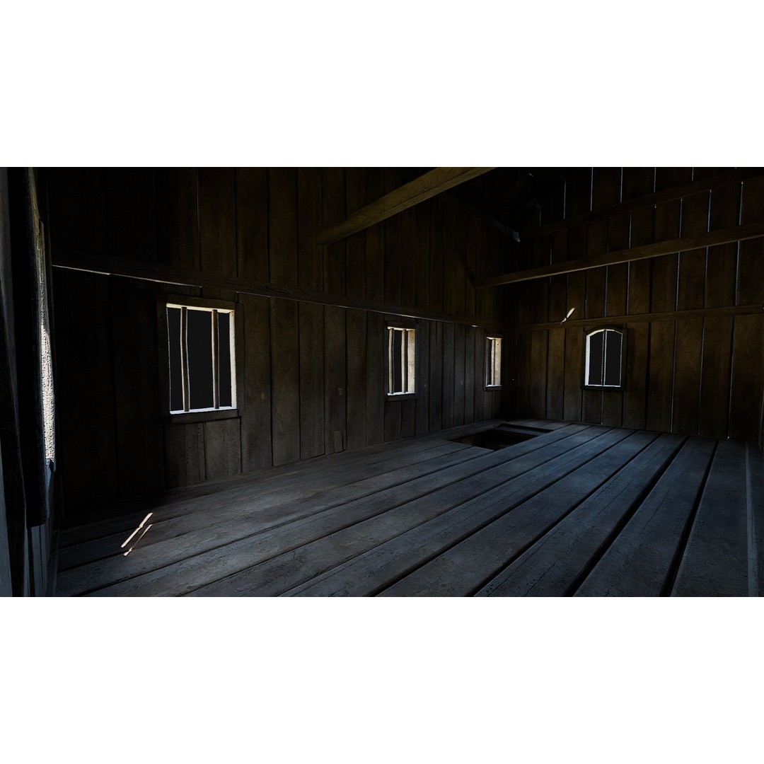 Viking Fortress Watchtower 3D Model – Low Poly Game Asset, FBX, OBJ - View 18