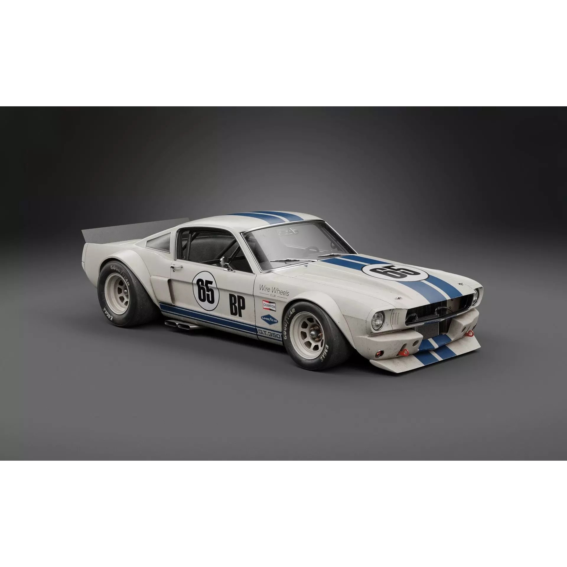 1965 Mustang RK1 - High-Poly Game-Ready 3D Model - View 4