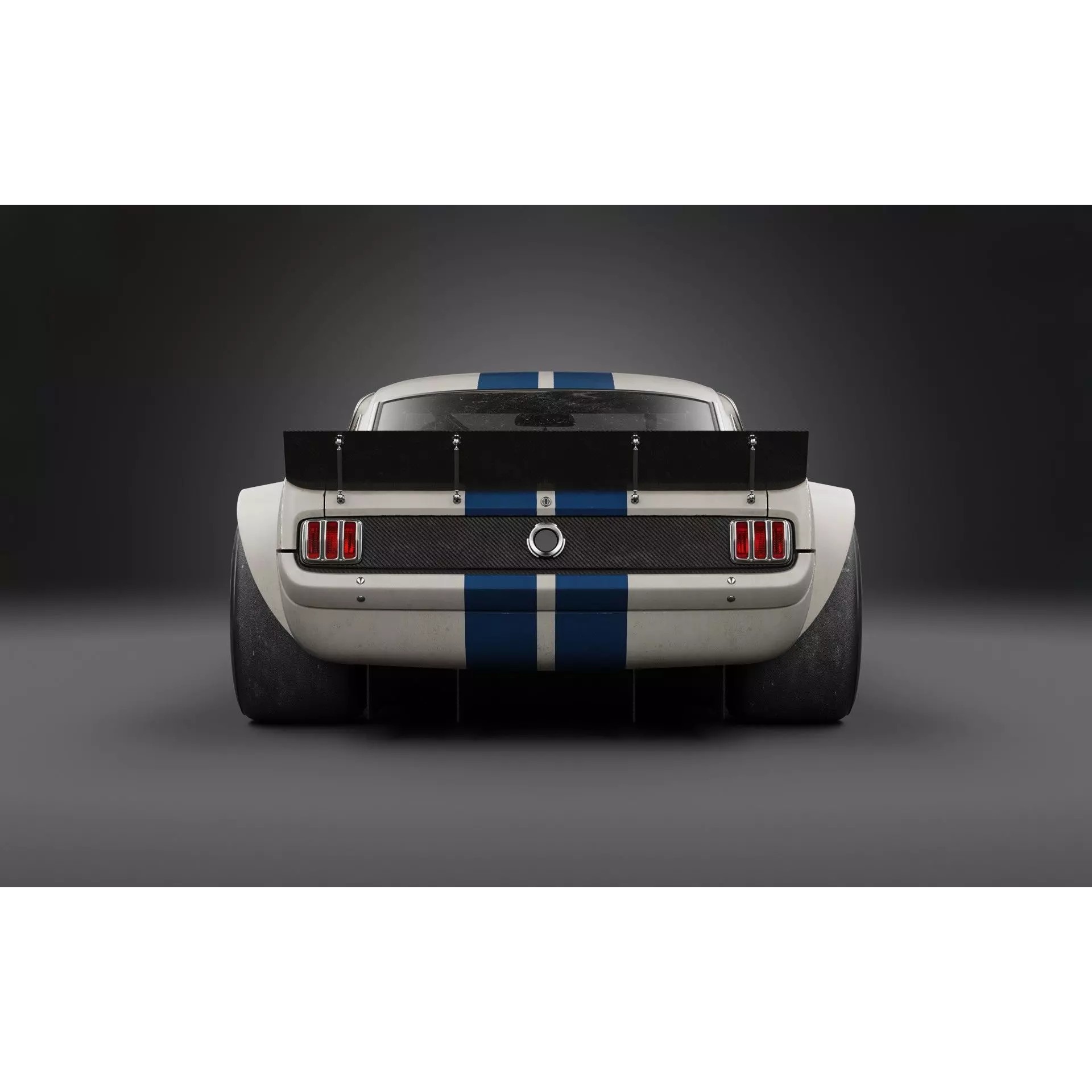 1965 Mustang RK1 - High-Poly Game-Ready 3D Model - View 8