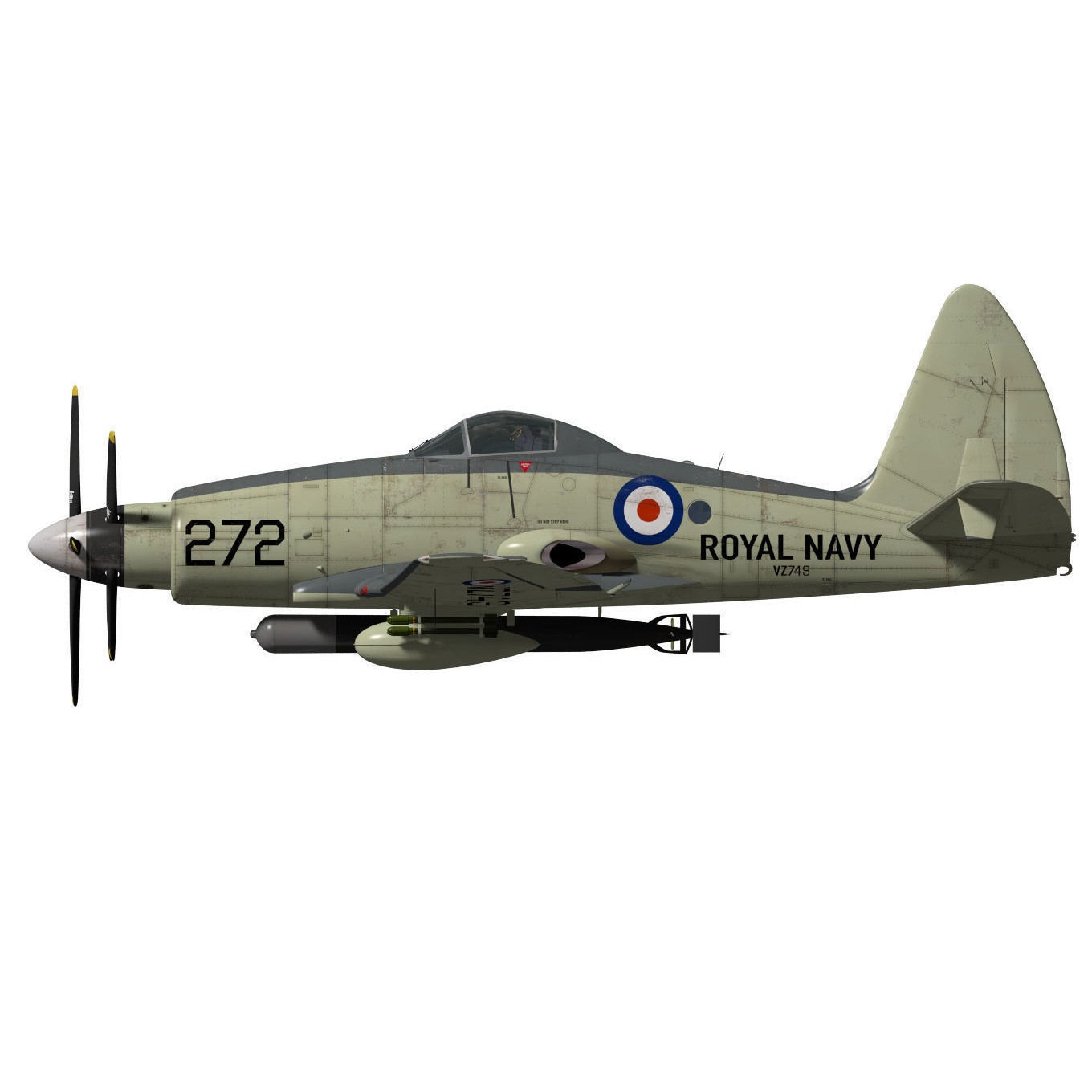 Westland Wyvern Mk4 - 3D Model - View 10