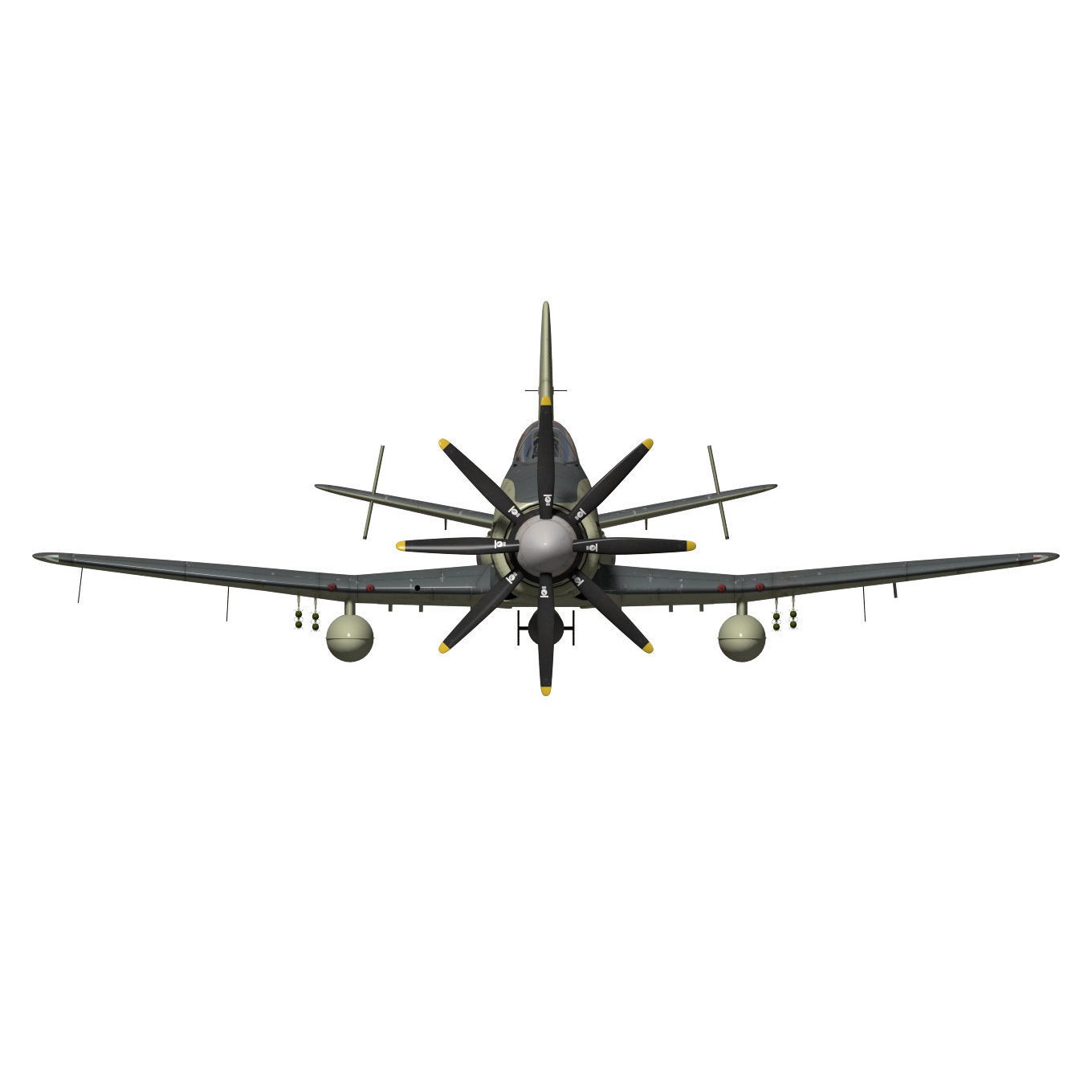 Westland Wyvern Mk4 - 3D Model - View 12