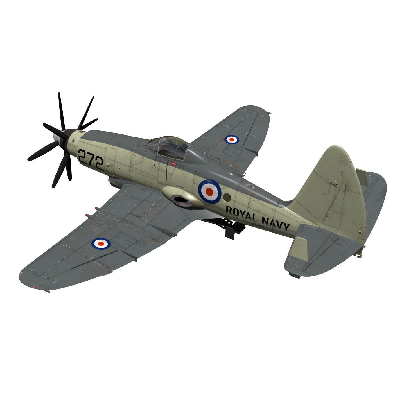 Westland Wyvern Mk4 - 3D Model - View 3