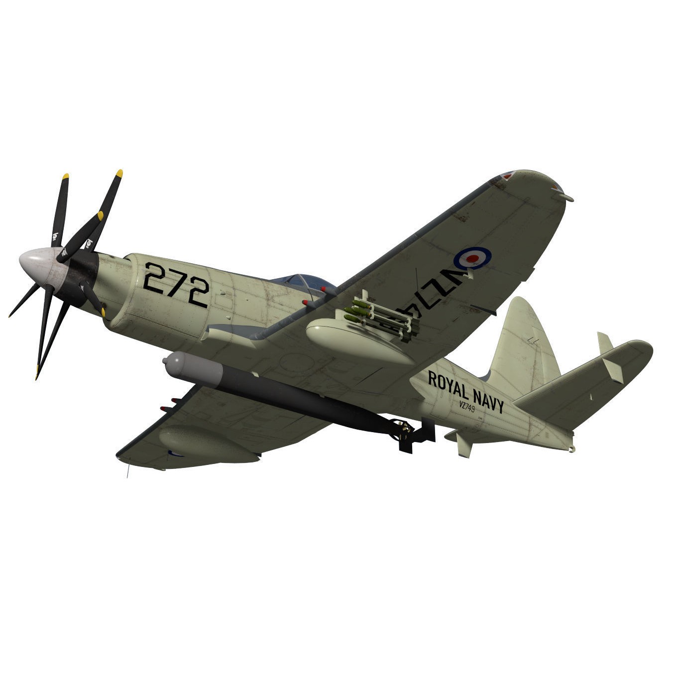 Westland Wyvern Mk4 - 3D Model - View 5