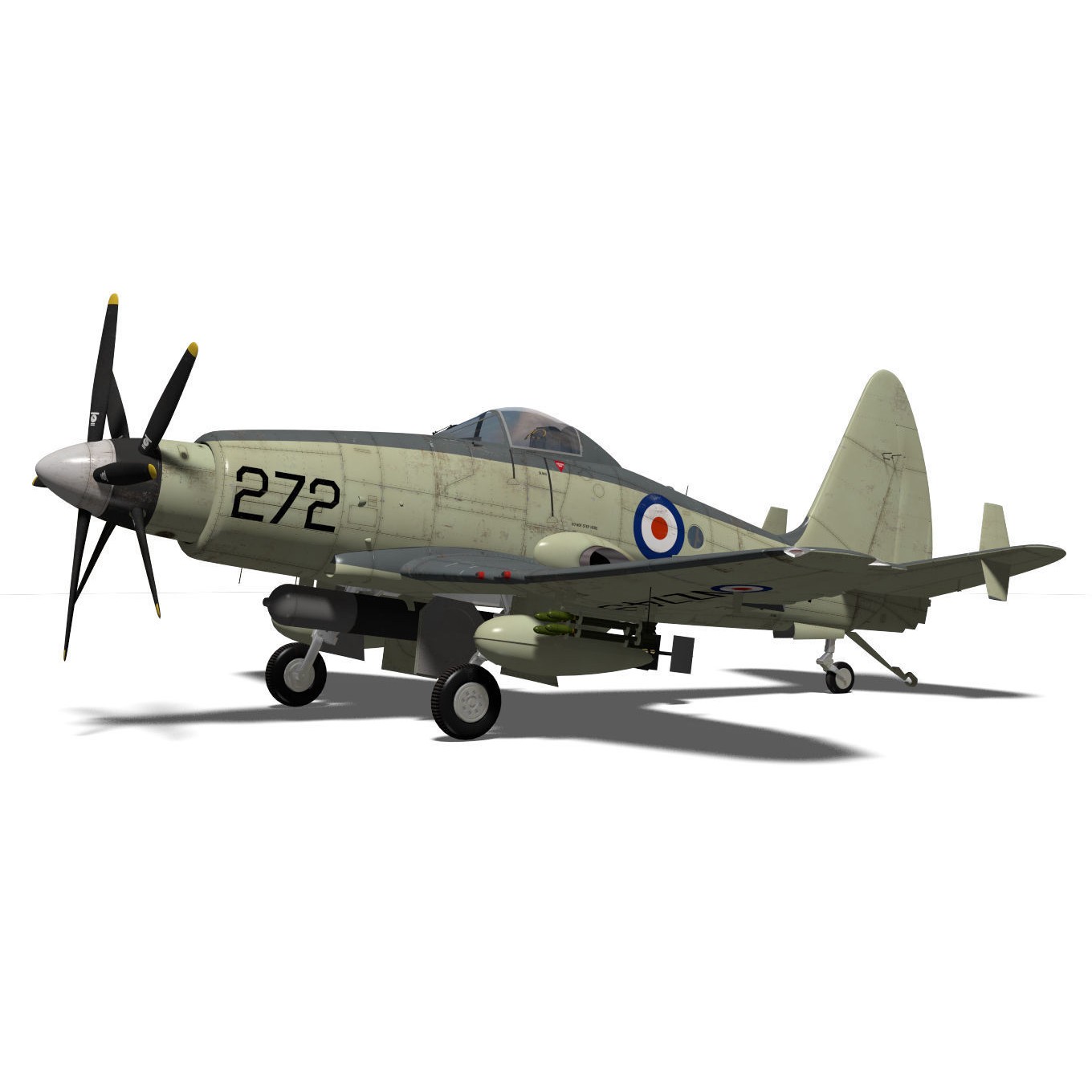 Westland Wyvern Mk4 - 3D Model - View 6