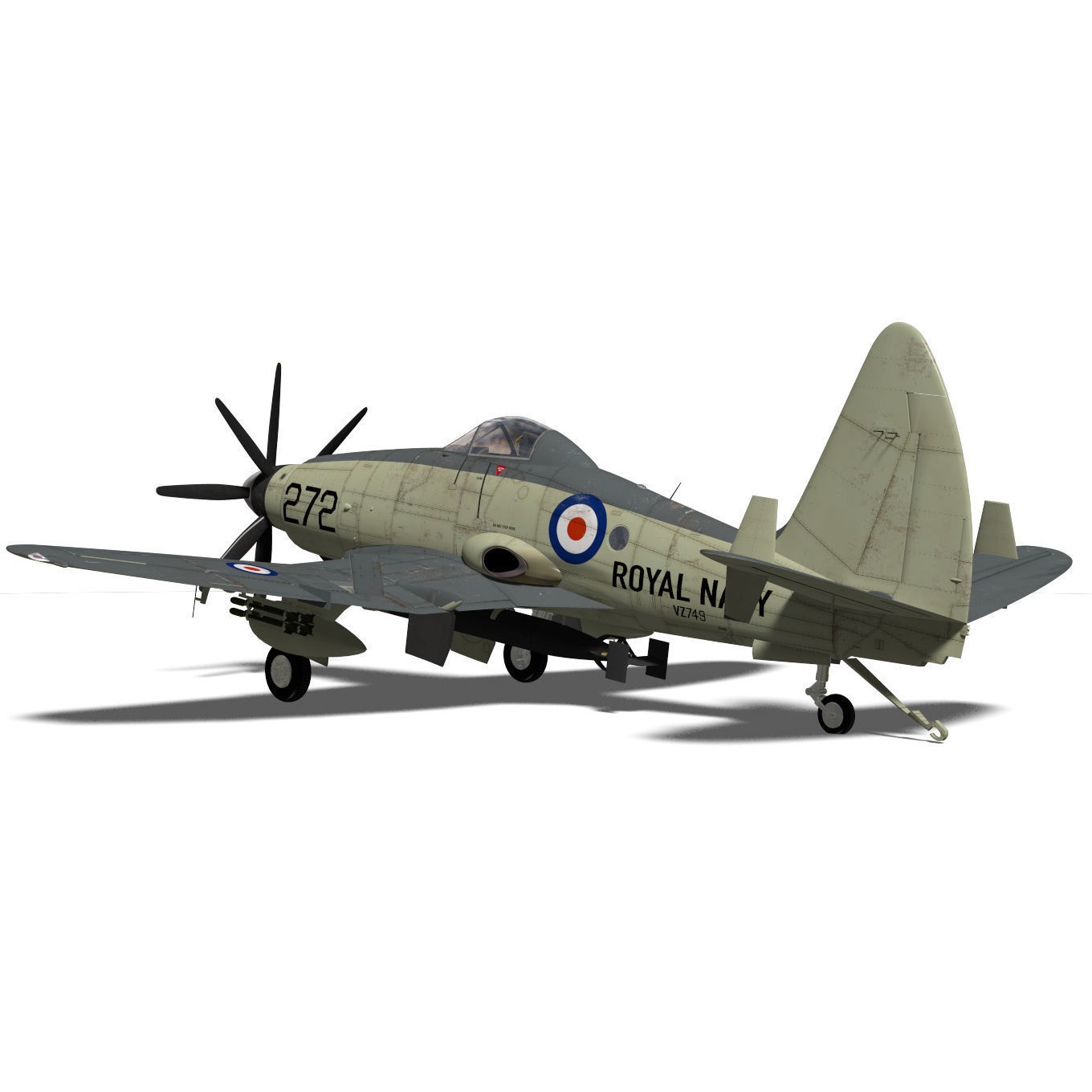 Westland Wyvern Mk4 - 3D Model - View 7