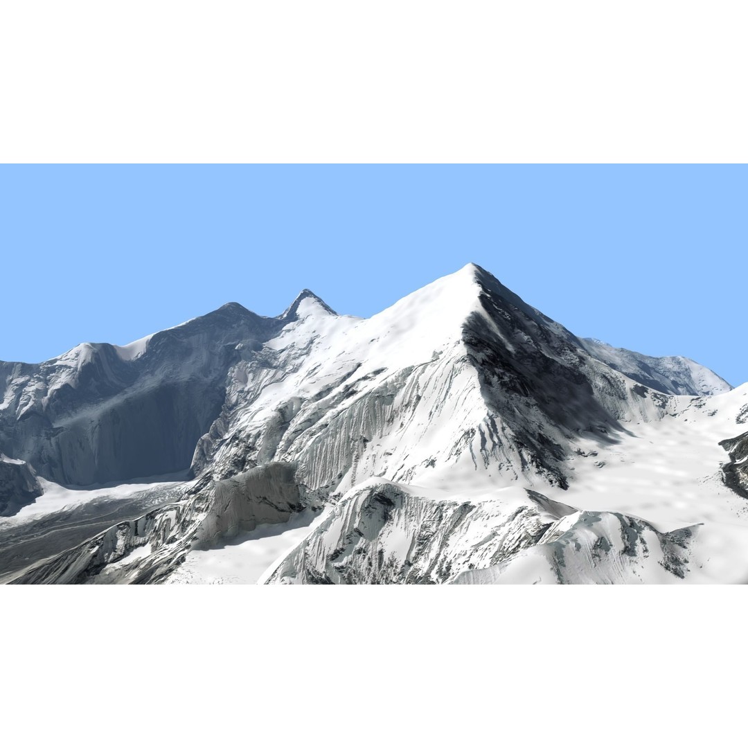Volcano Mountains Pack 3D Model – High-Resolution Landscapes, FBX, OBJ - View 12