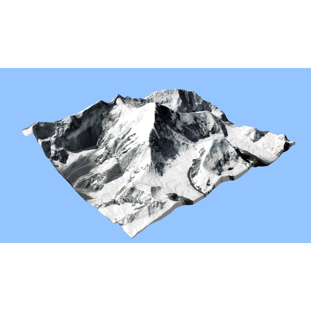 Volcano Mountains Pack 3D Model – High-Resolution Landscapes, FBX, OBJ - View 13