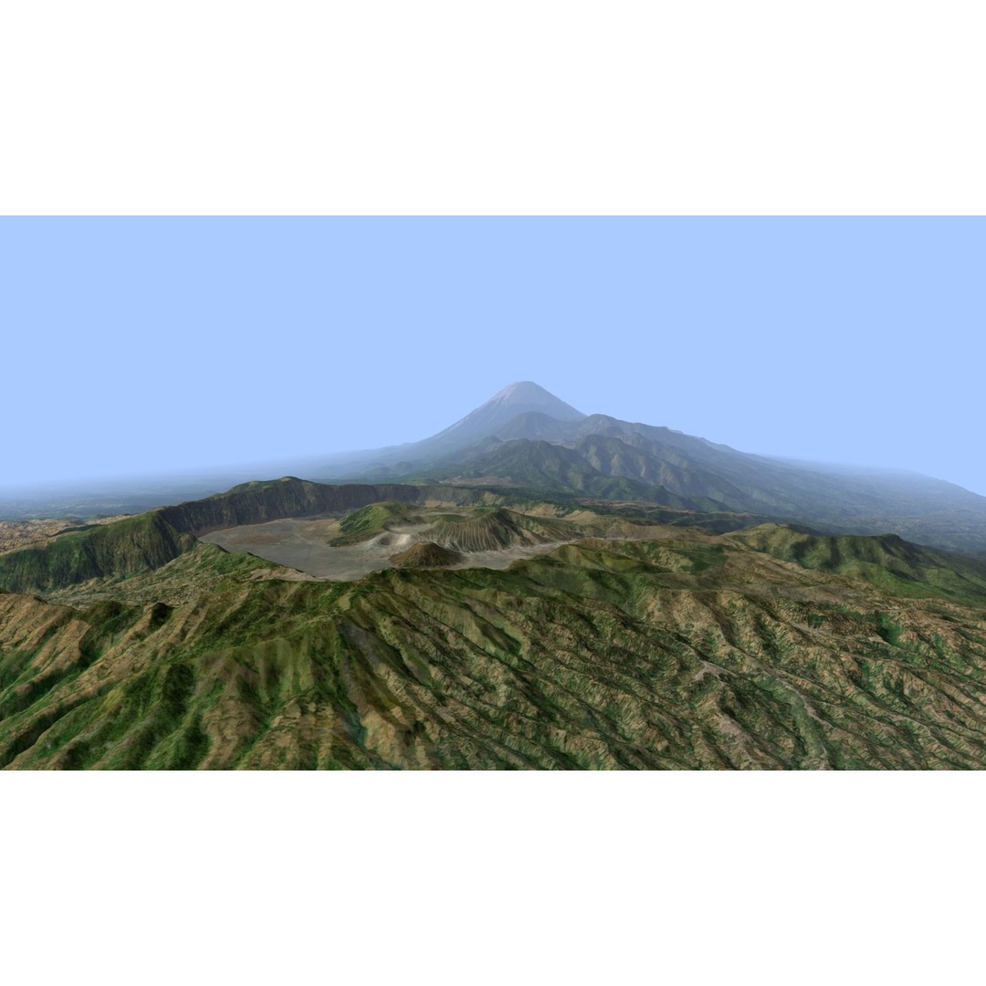 Volcano Mountains Pack 3D Model – High-Resolution Landscapes, FBX, OBJ - View 15