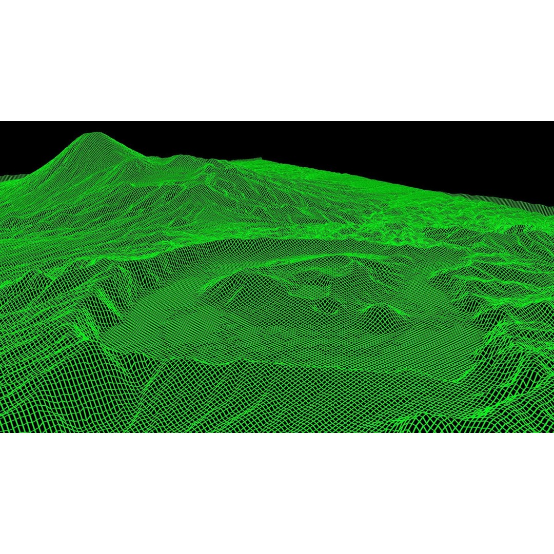 Volcano Mountains Pack 3D Model – High-Resolution Landscapes, FBX, OBJ - View 17