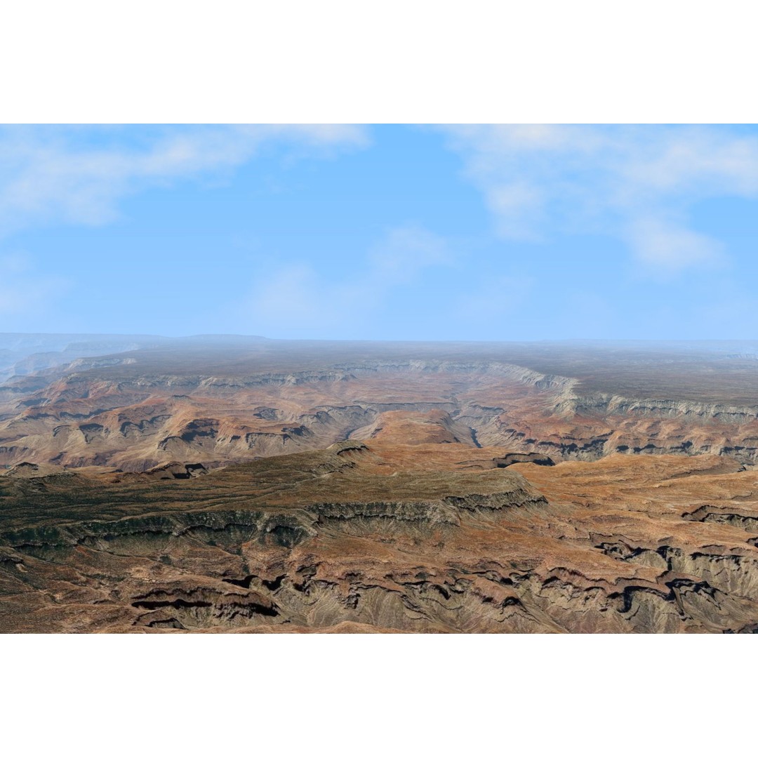 Volcano Mountains Pack 3D Model – High-Resolution Landscapes, FBX, OBJ - View 21