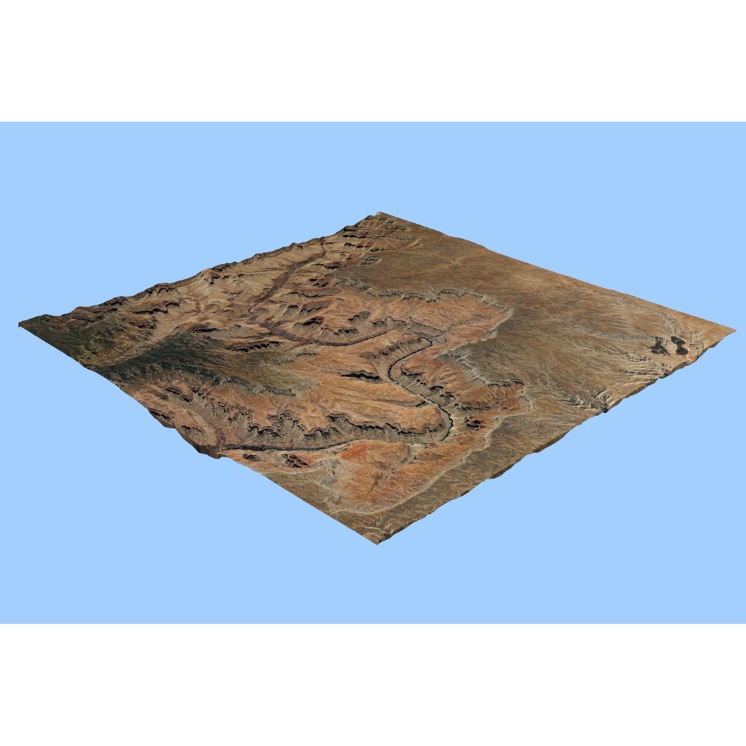 Volcano Mountains Pack 3D Model – High-Resolution Landscapes, FBX, OBJ - View 22