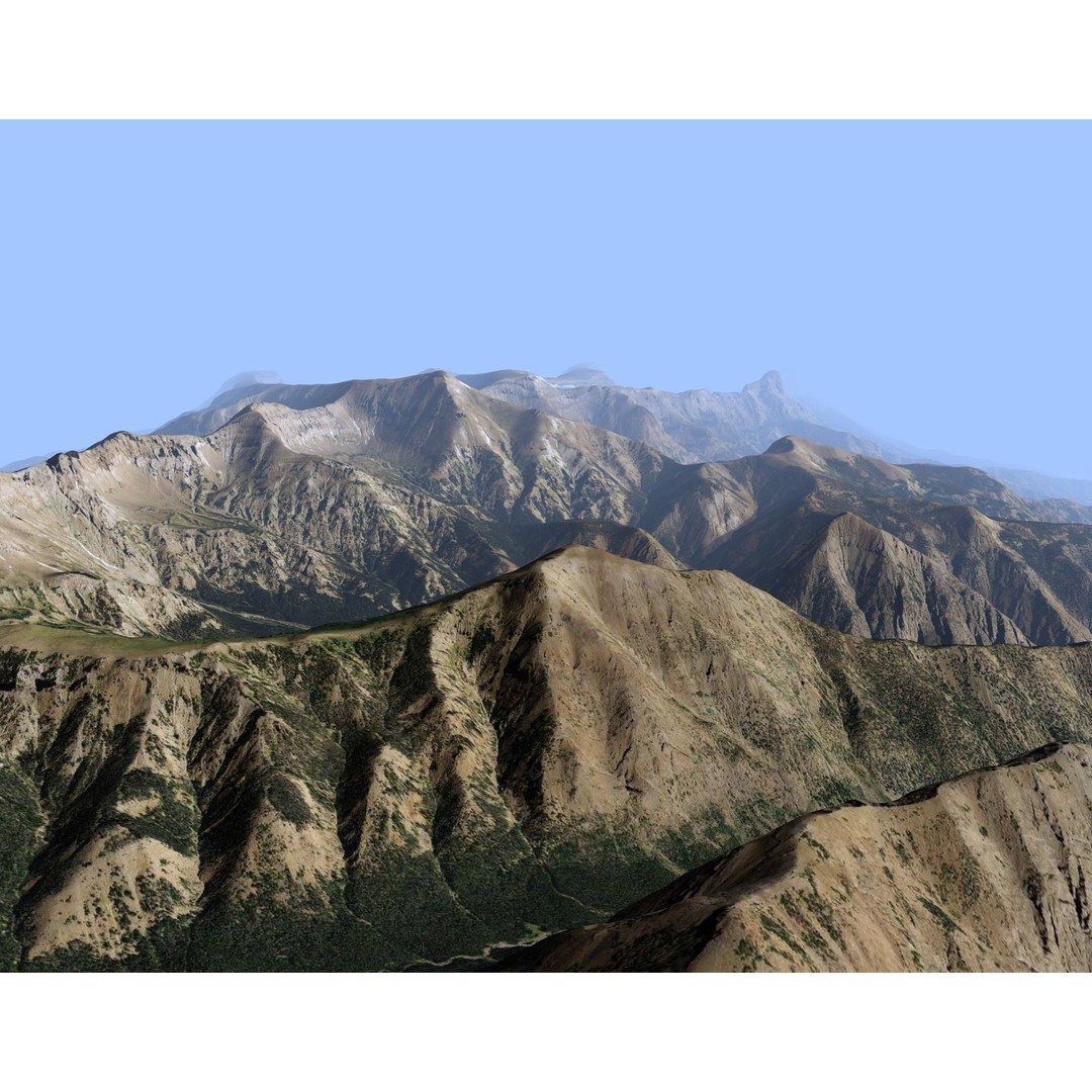 Volcano Mountains Pack 3D Model – High-Resolution Landscapes, FBX, OBJ - View 24