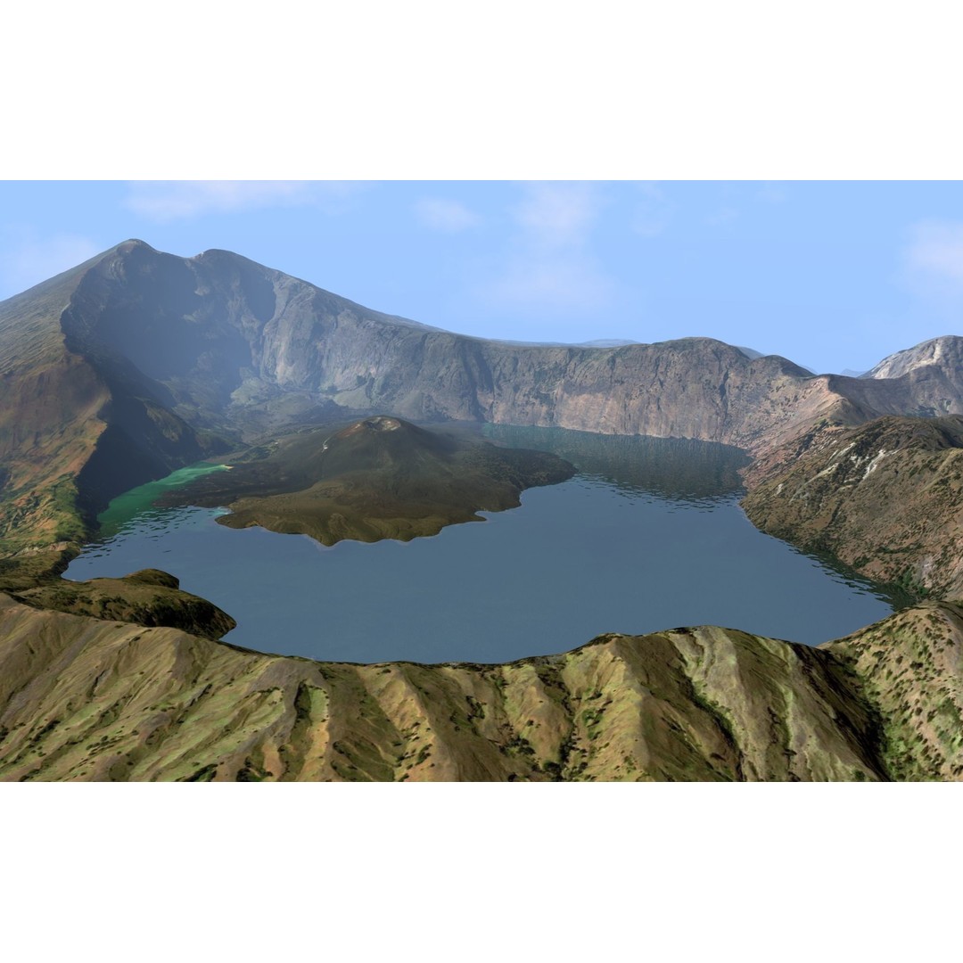 Volcano Mountains Pack 3D Model – High-Resolution Landscapes, FBX, OBJ - View 27