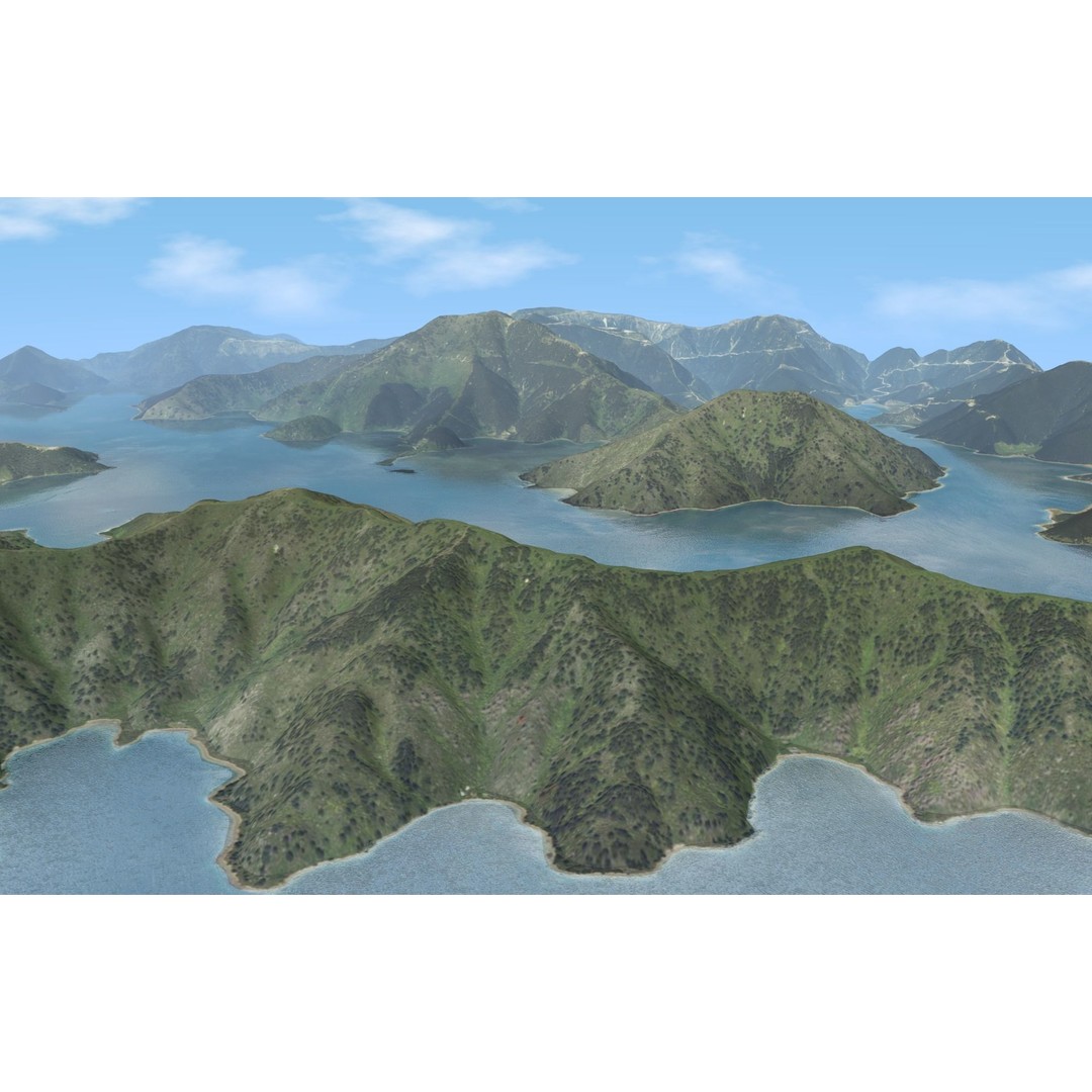 Volcano Mountains Pack 3D Model – High-Resolution Landscapes, FBX, OBJ - View 33