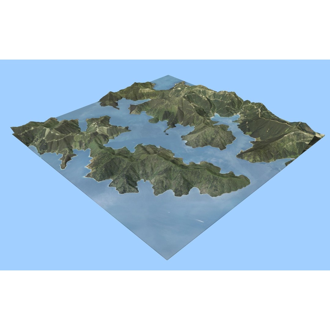Volcano Mountains Pack 3D Model – High-Resolution Landscapes, FBX, OBJ - View 34