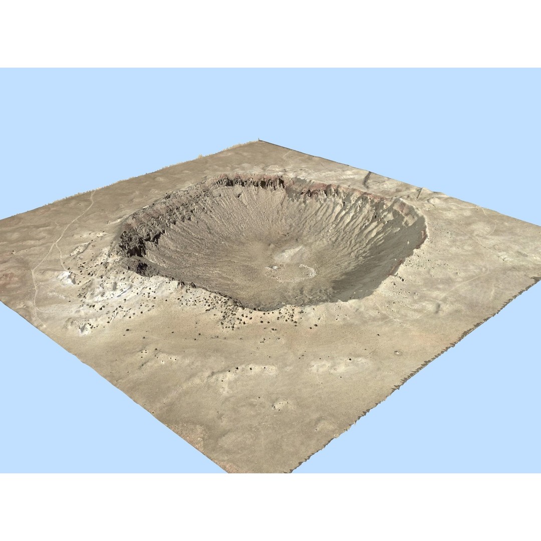 Volcano Mountains Pack 3D Model – High-Resolution Landscapes, FBX, OBJ - View 4