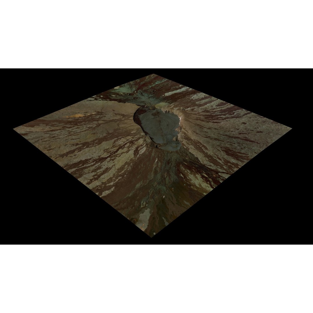 Volcano Mountains Pack 3D Model – High-Resolution Landscapes, FBX, OBJ - View 43